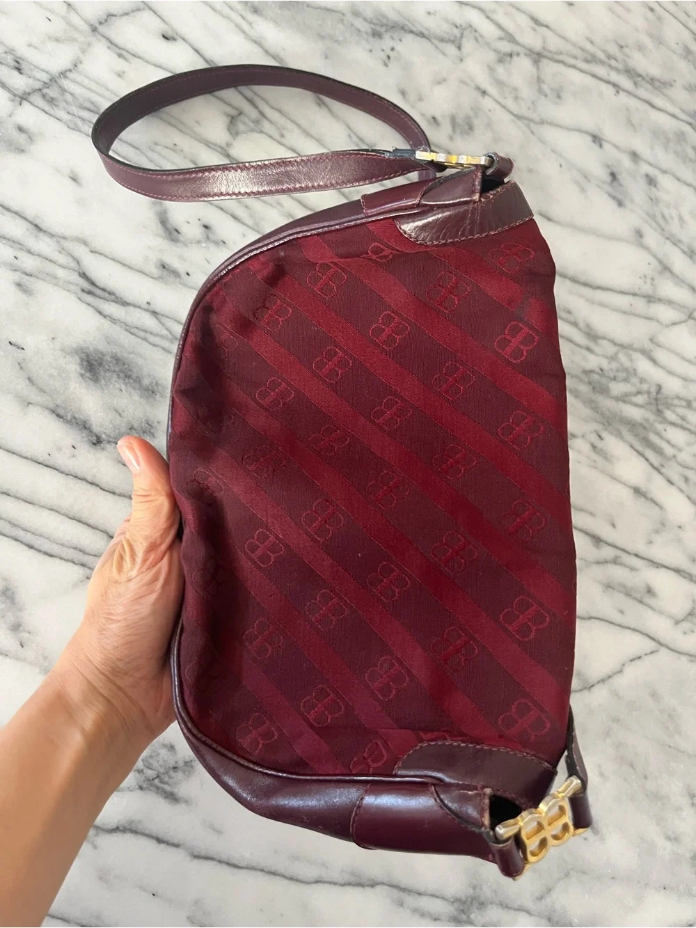 Balenciaga vintage burgundy